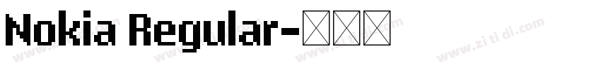 Nokia Regular字体转换 Nokia Regular字体转换